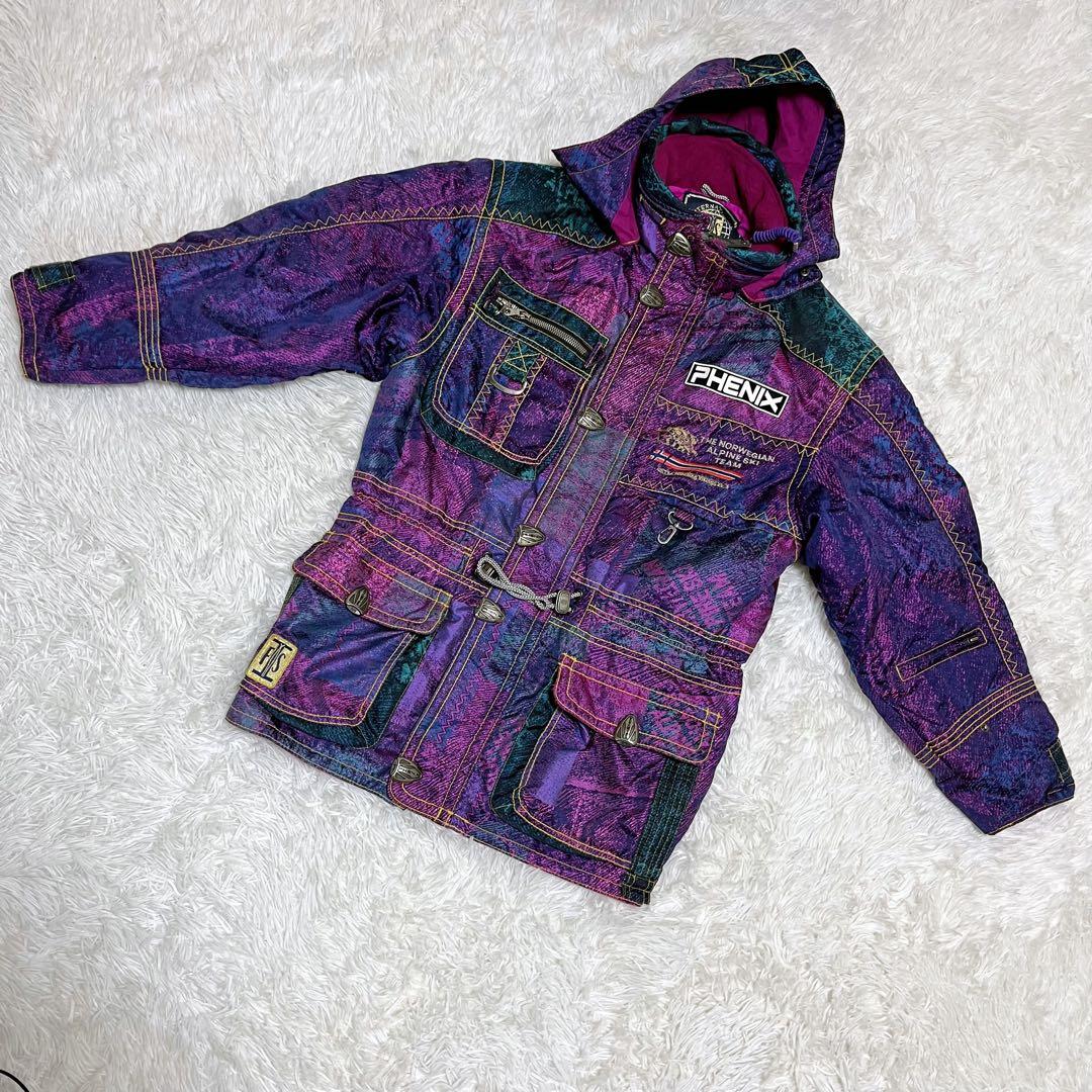 美品 平成レトロ 90's フェニックス スノーウェア上下 スキー スノボ