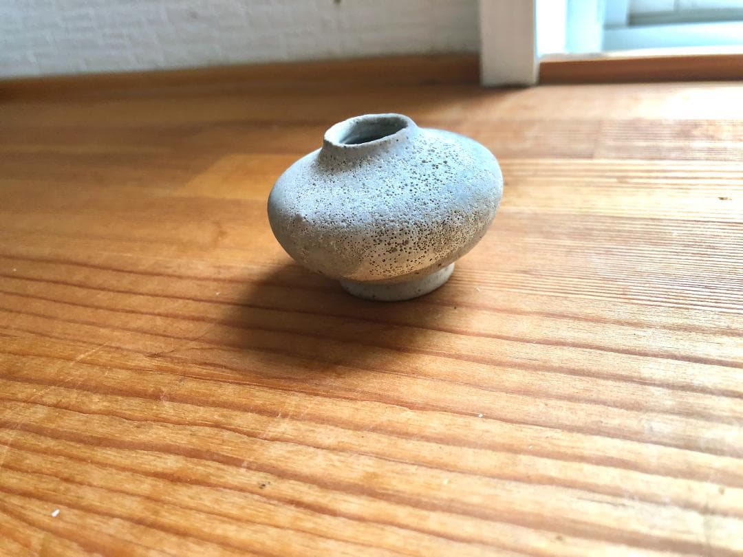 【タイ・骨董】宋胡録（スンコロク）白釉 小壺（1301年~1600年）