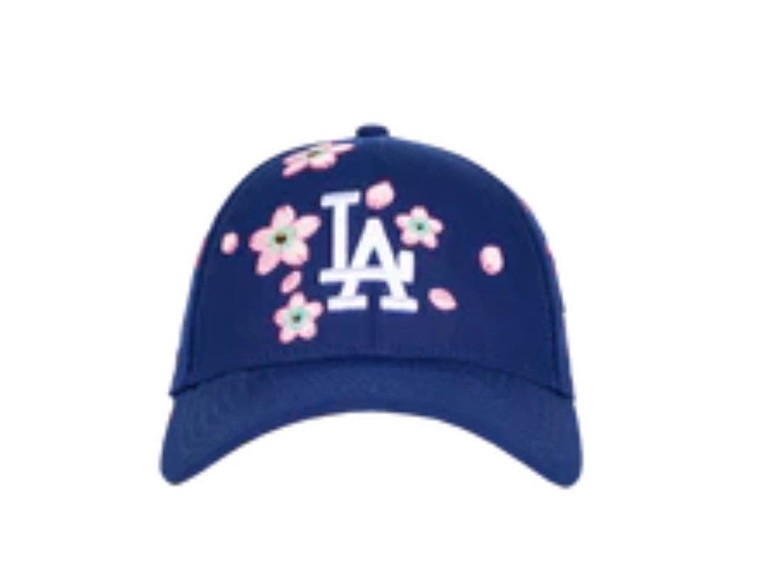 村上隆　MLB ニューエラ　ドジャース　帽子　キャップ　ブルー　青　桜　大谷