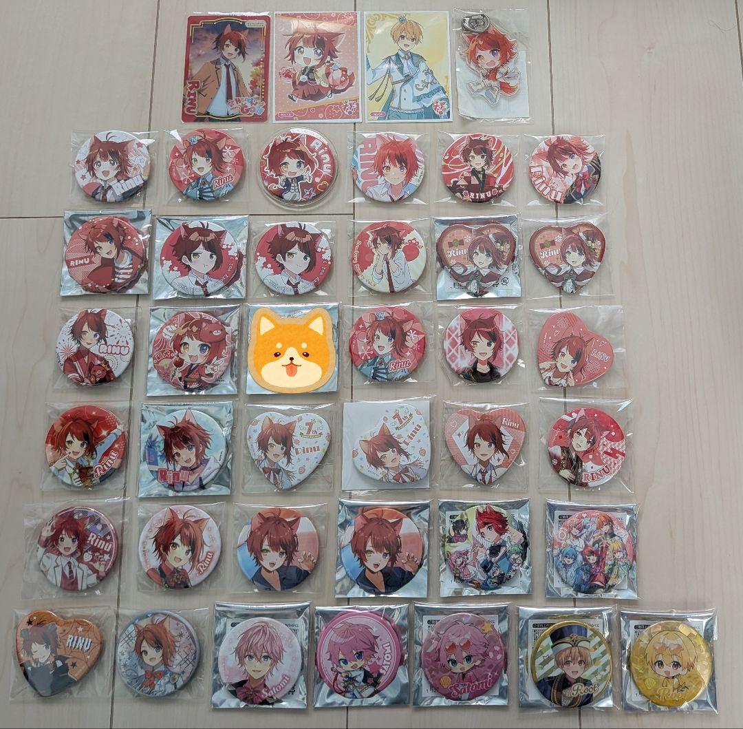 すとぷり 莉犬 さとみ るぅと 缶バッジ アクキー セット まとめ売り