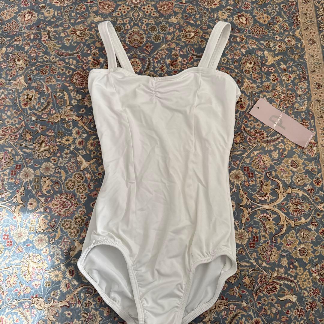 pozewear ホワイト レオタード S