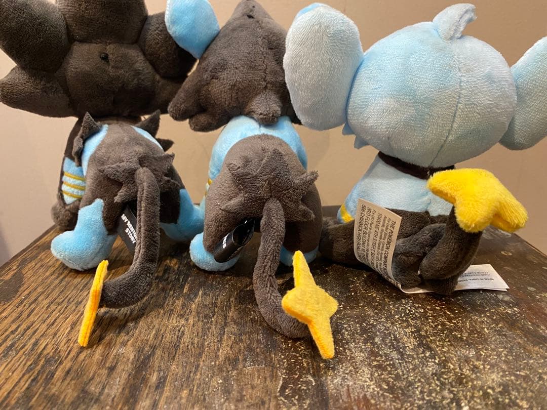ポケモン　マスコット　コリンク　ルクシオ　レントラー3点セット
