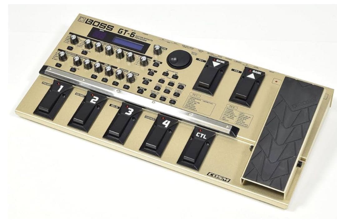 BOSS GT-6 マルチエフェクター ハードケース、アダプター、取説付き