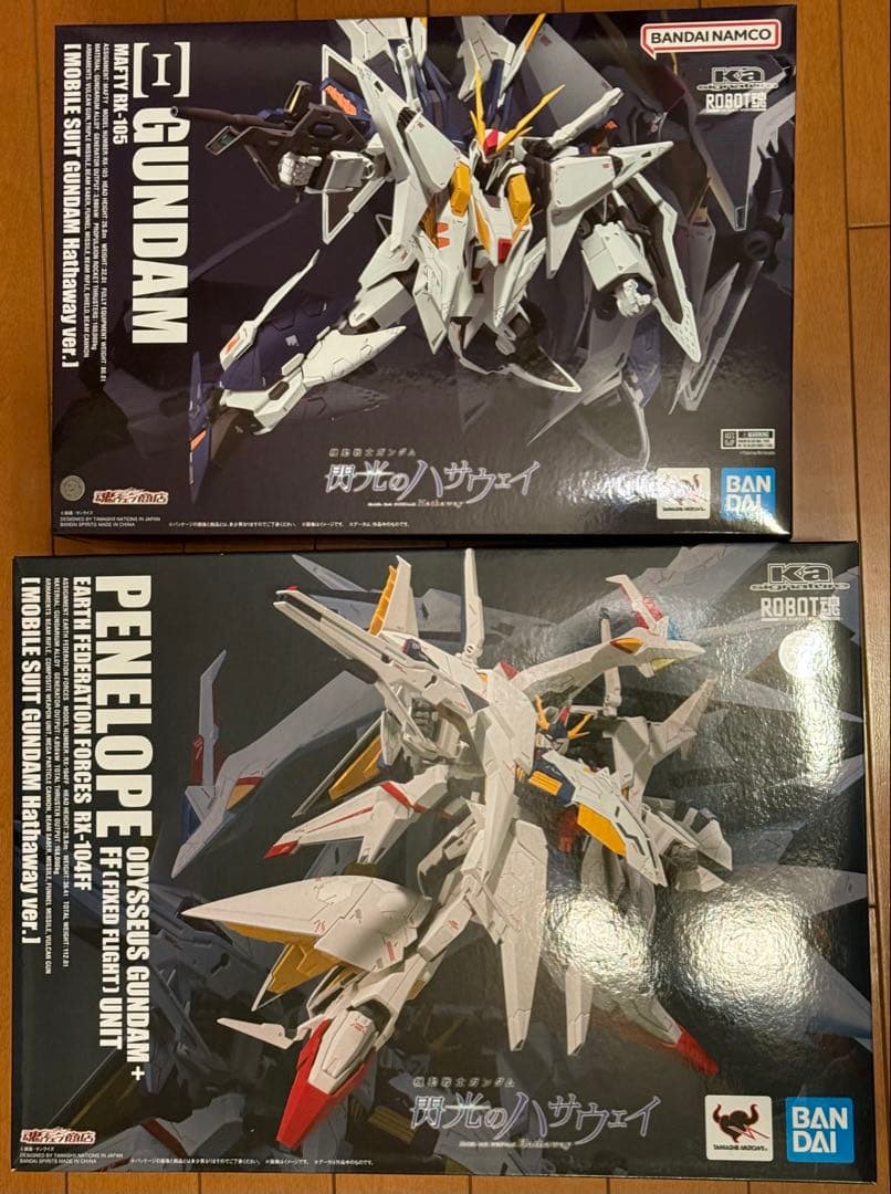 ROBOT魂 Ξガンダム ペーネロペー 閃光のハサウェイVer. 2点セット