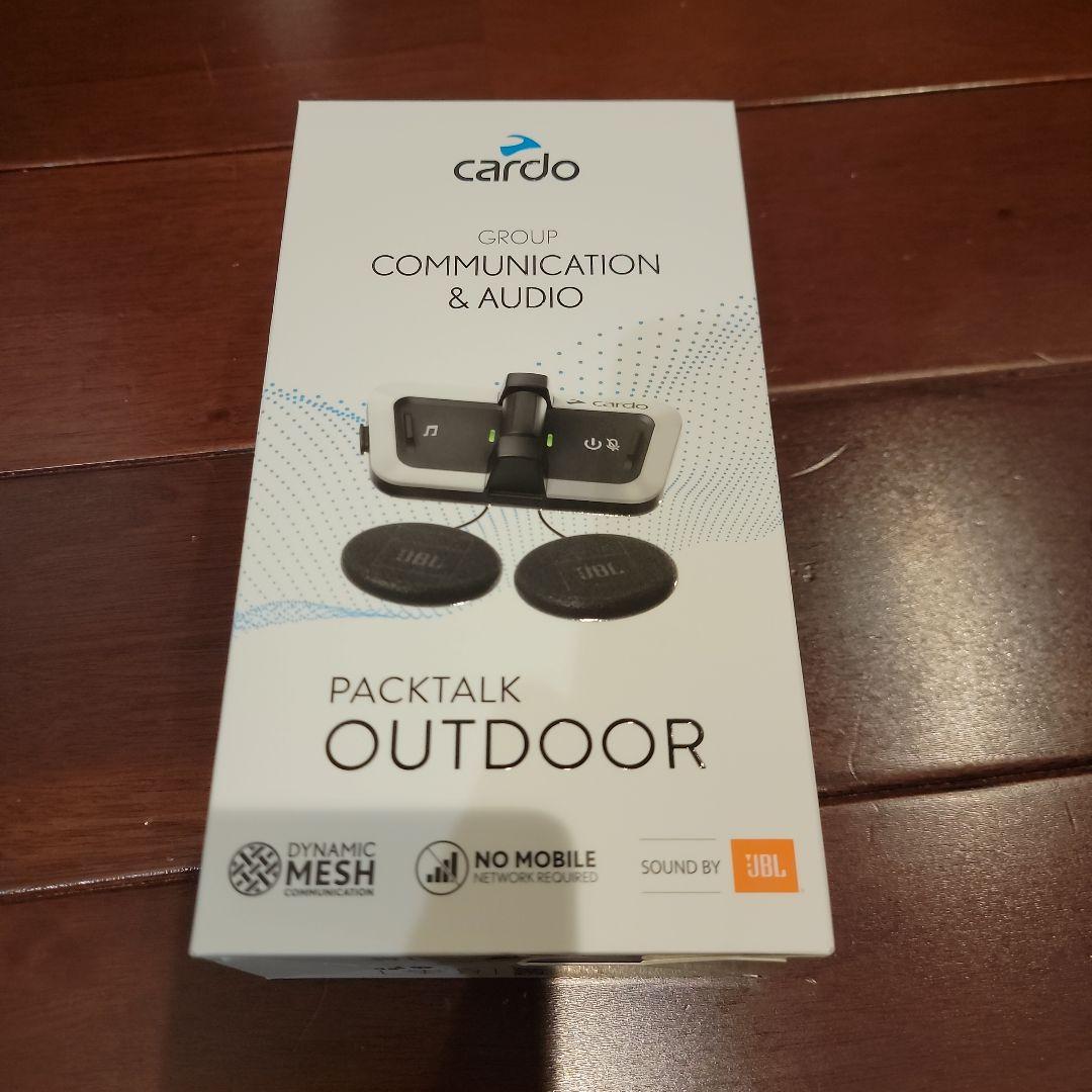 Cardo カルド インカム PACKTALK OUTDOOR ホワイト