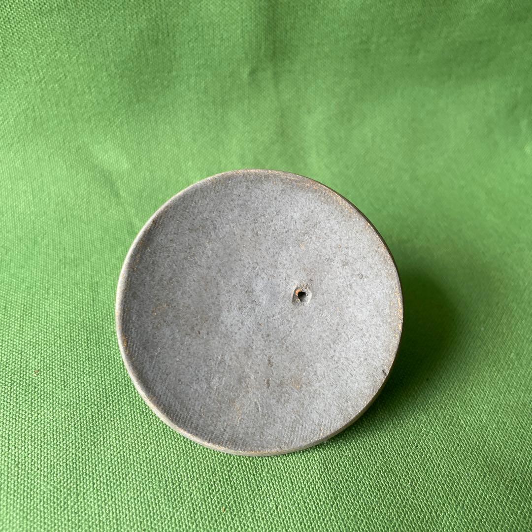 備前焼手びねり宝瓶 竹摘み さんぎり②