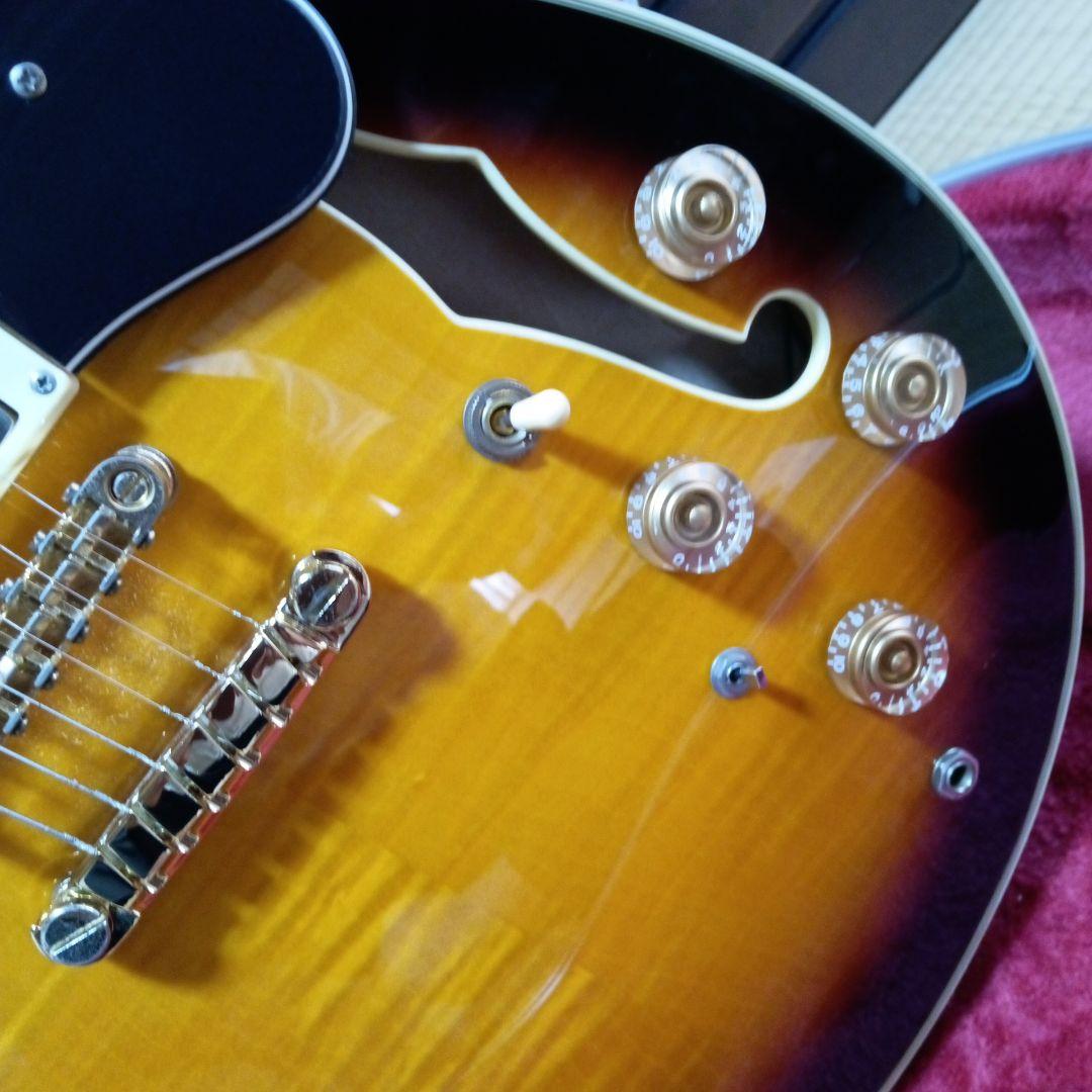 サンバースト エレキギター ハムバッカー