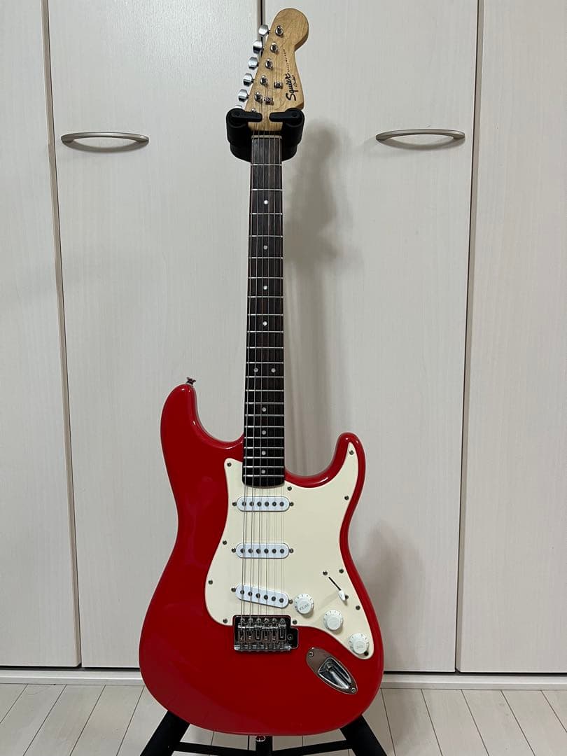 squier stratocaster ストラトキャスター　マイカカラー　美品