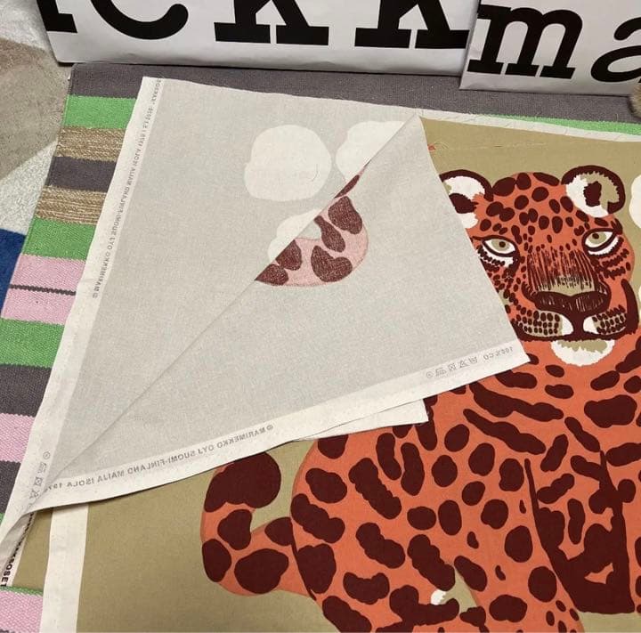 希少完売★直営店購入★マリメッコ★カクソセット柄中厚綿★2パネル分★シーズン限定