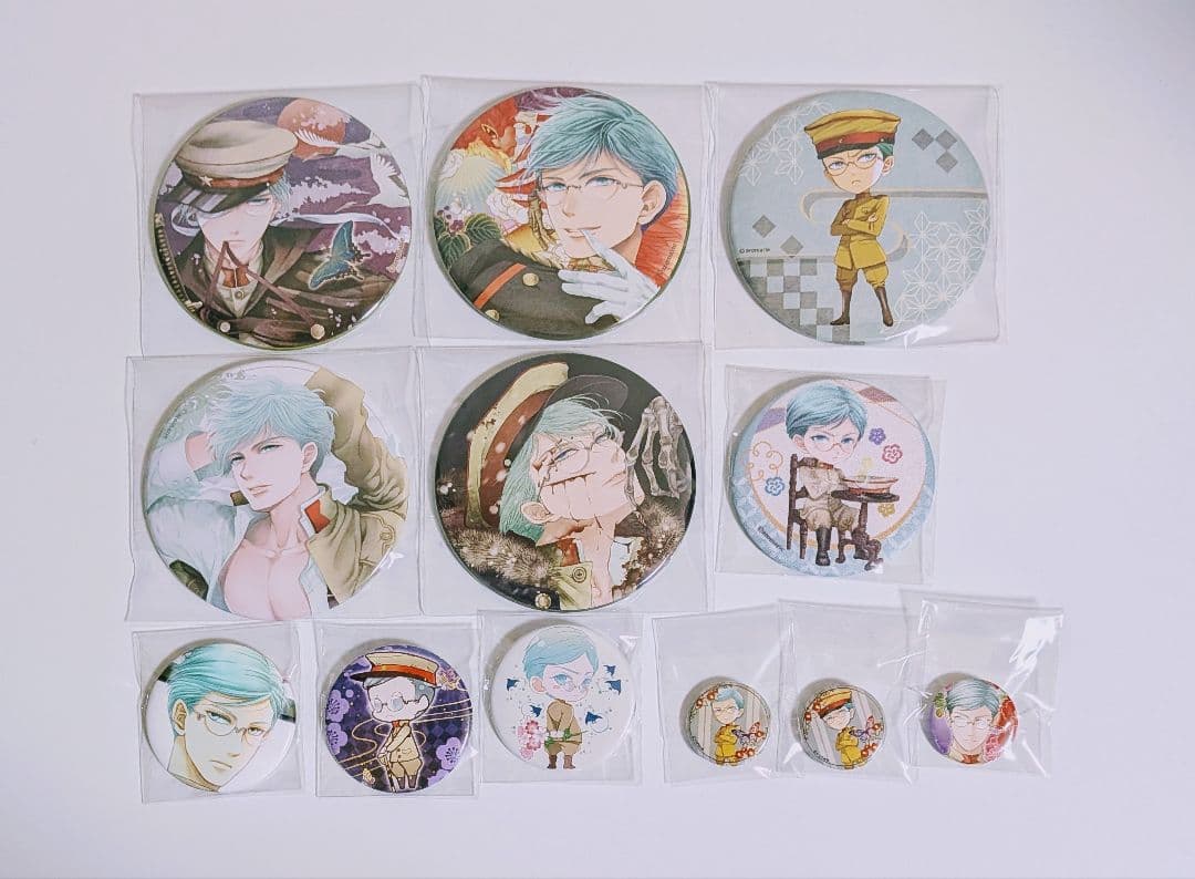 蝶の毒華の鎖 缶バッジ 秀雄