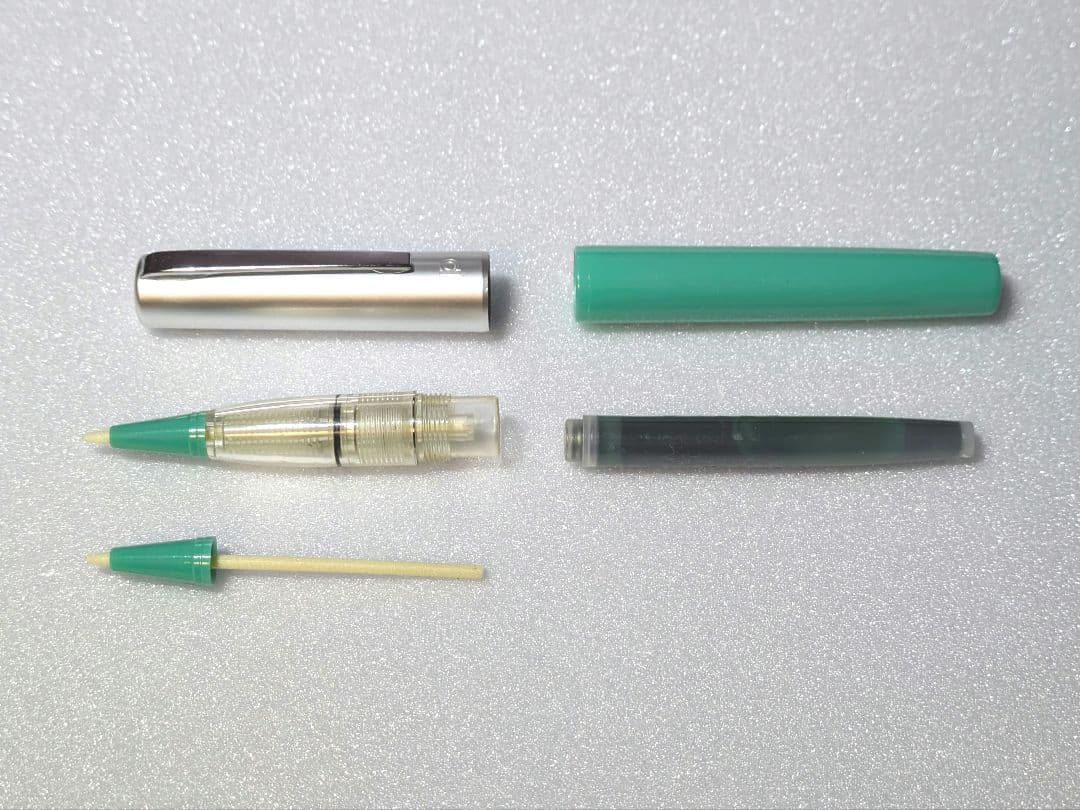 超希少・廃盤 プラチナソフトペン S-600 グリーン軸 プラチナ万年筆 未使用