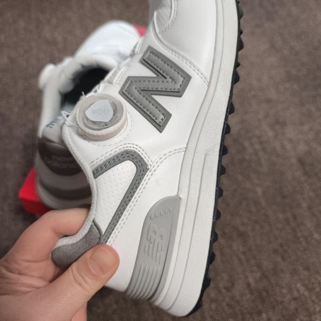 New Balance 574 2E ワイド ゴルフシューズ 23.5cm