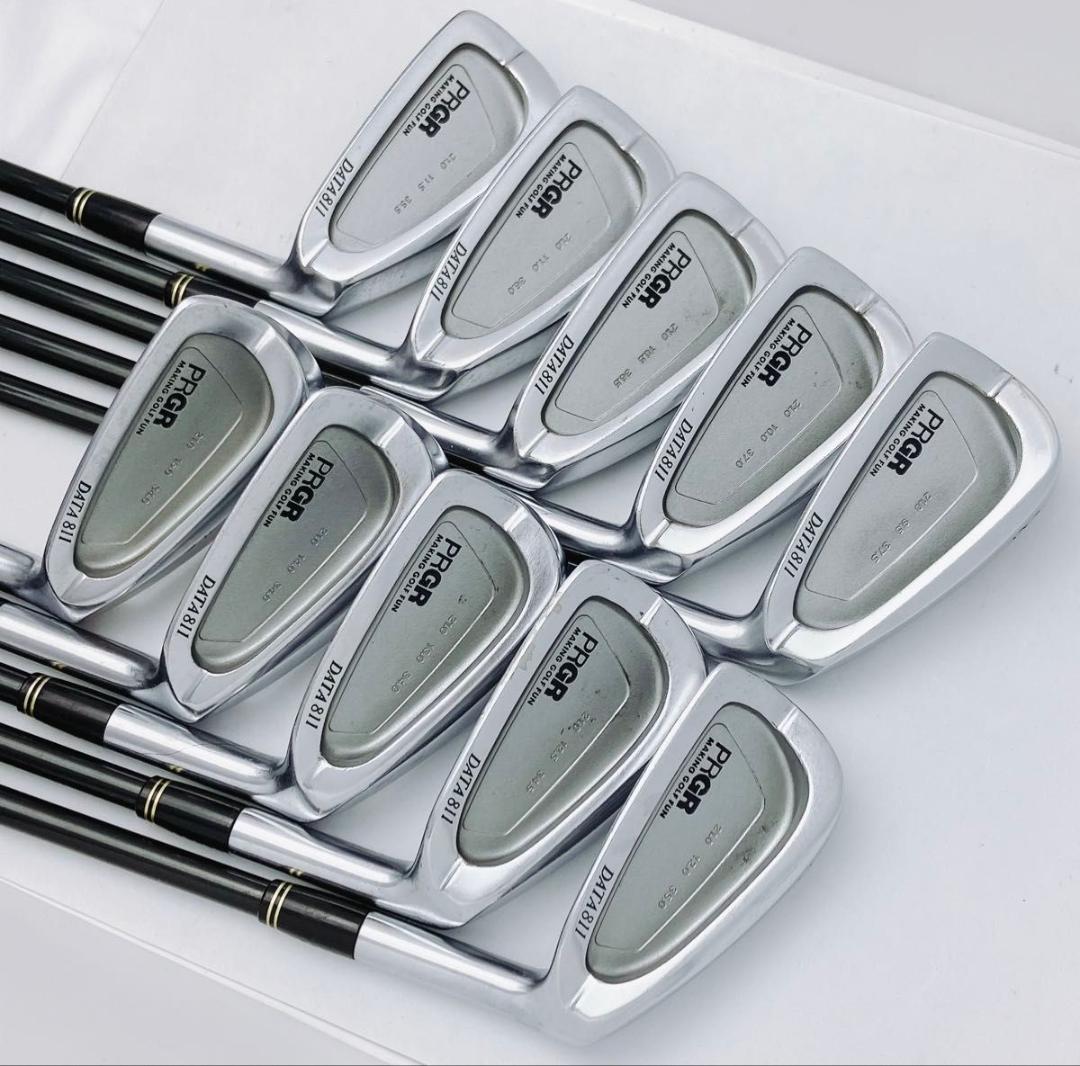 名器 プロギア DATA811 アイアンセット 右打ち 10本 メンズ ゴルフ