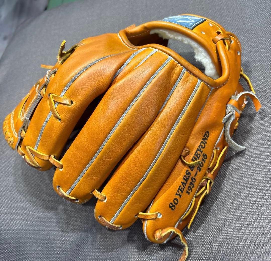 KUBOTA Slugger 80周年／限定／軟式／内野グローブ／オレンジ
