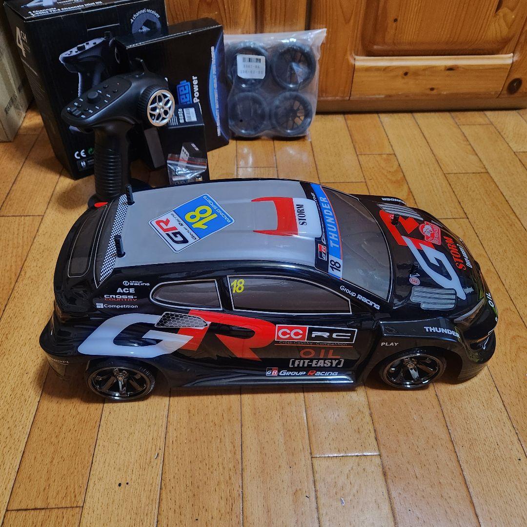 タミヤ ドリフト ラジコン フルセット　TT01 黒 ラリー　　　　　　tt02