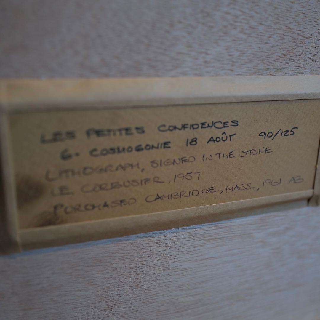 ル・コルビジェ 1957年オリジナル リトグラフ エディション90/125 版画
