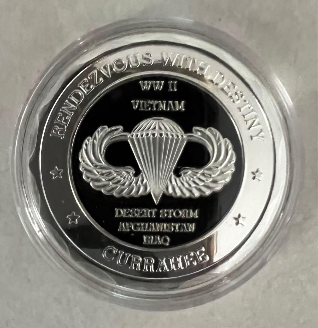 アメリカ軍　米軍　空挺　レンジャー　　特殊部隊等のチャレンジ８枚セット