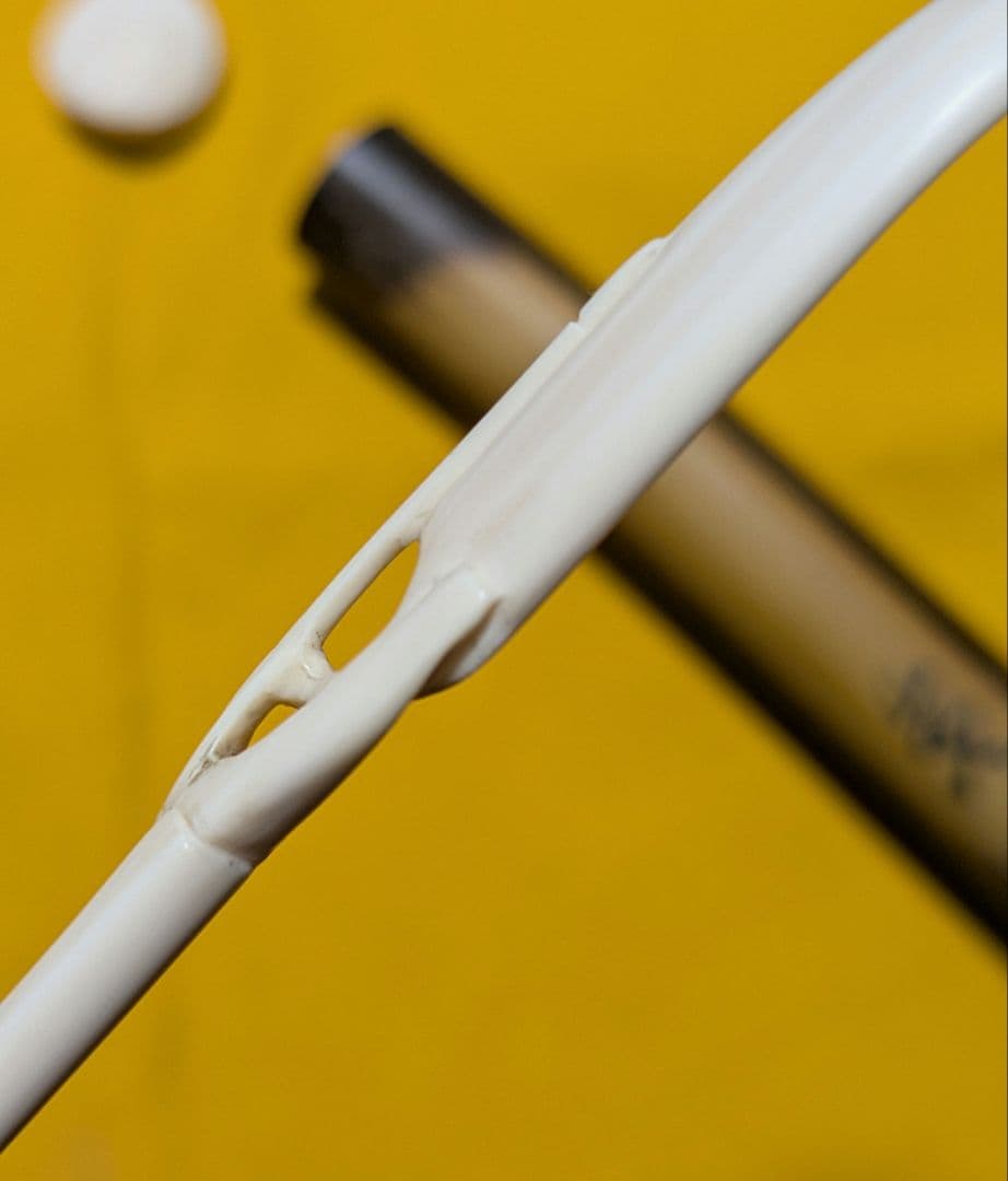 【閉店売り尽し】手彫茶杓 笹之葉型 短寸（箱入仕覆）