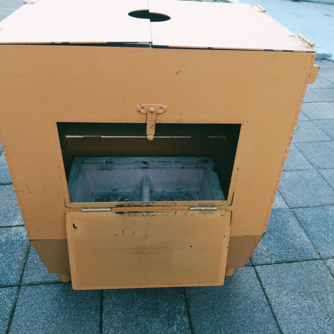 かまど焼き芋機