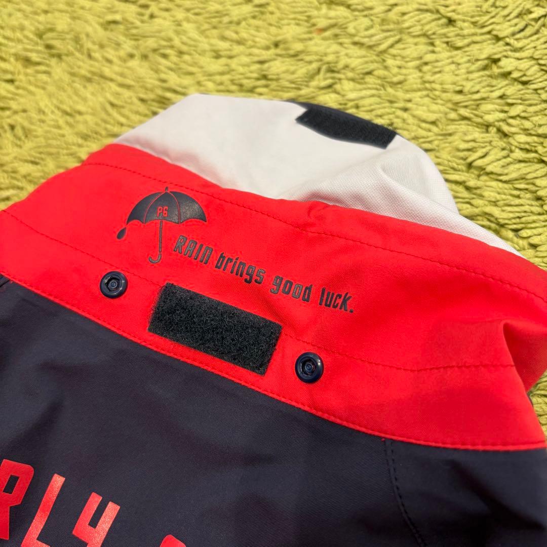 パーリーゲイツ PEARLYGATES レインウェア ジャケット 赤 サイズ0
