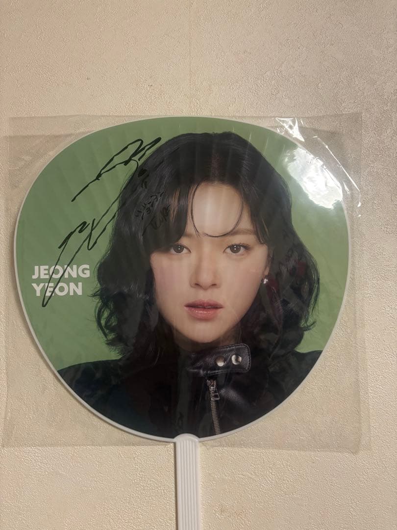 TWICE ジョンヨン　直筆うちわ