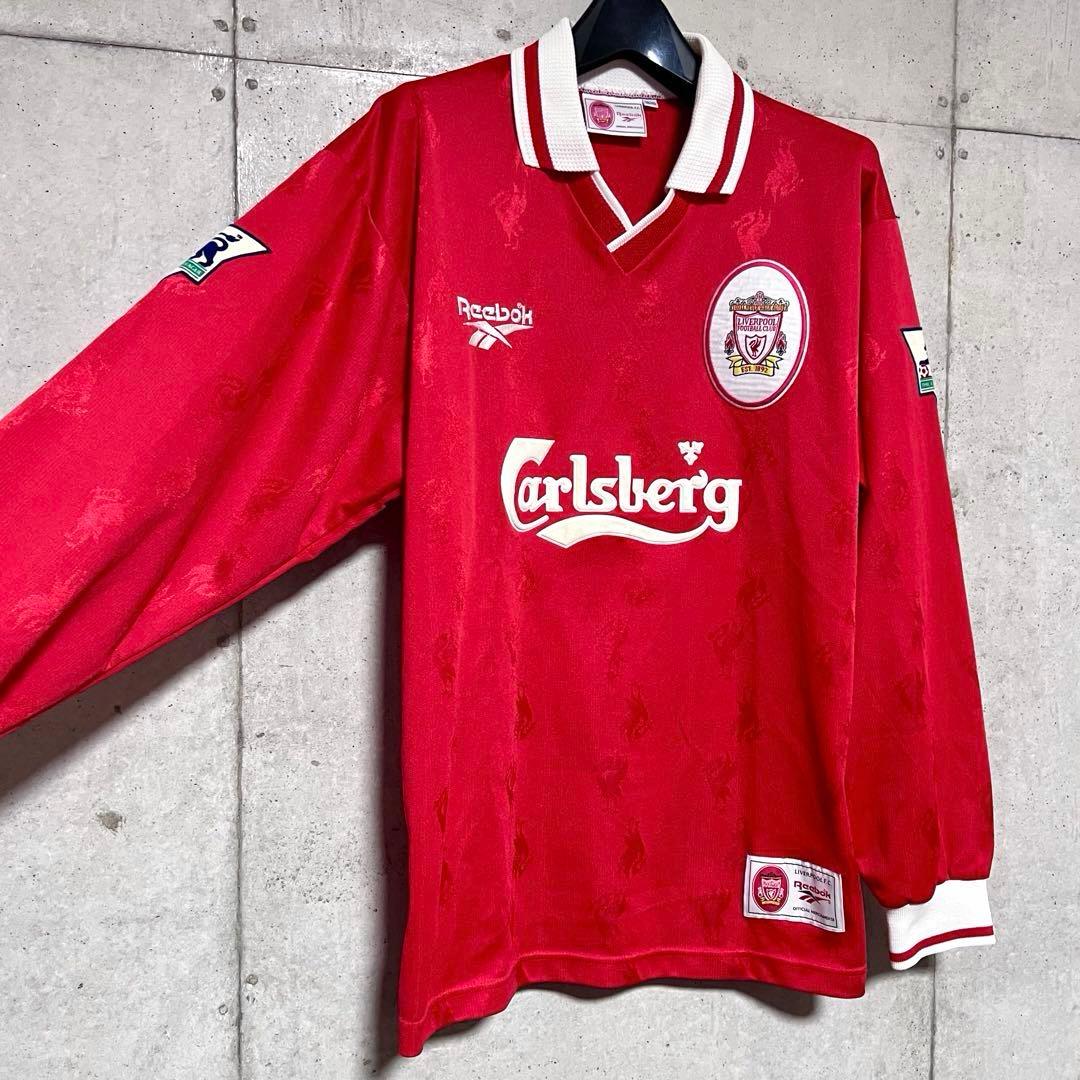 【当時物/長袖】96/97 リヴァプールFC ♯18 オーウェン【Lサイズ相当】