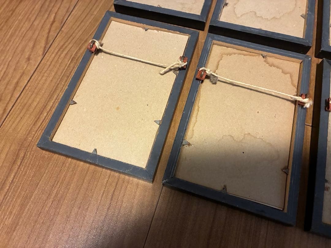 シルエット 影絵 フレーム アンティーク ヴィンテージ オブジェ 額 ピクチャー