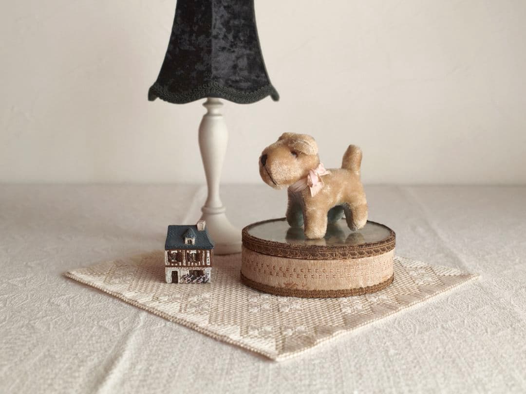 【Daisyさま】vintage teria ♡ 桃色ピンクりぼんの テリアさん