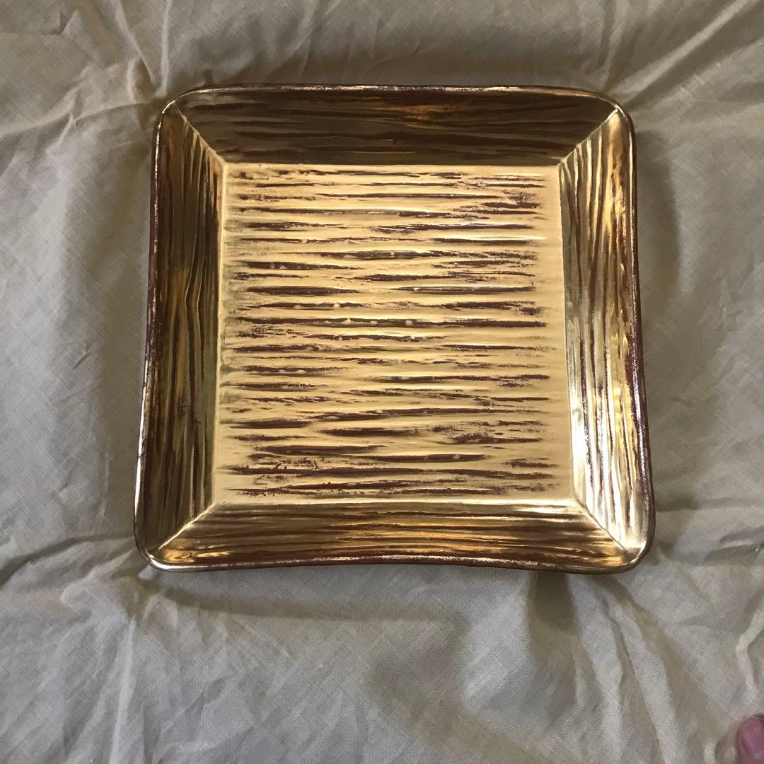 十一代中川浄益 爪紅干菓子盆 千家十職