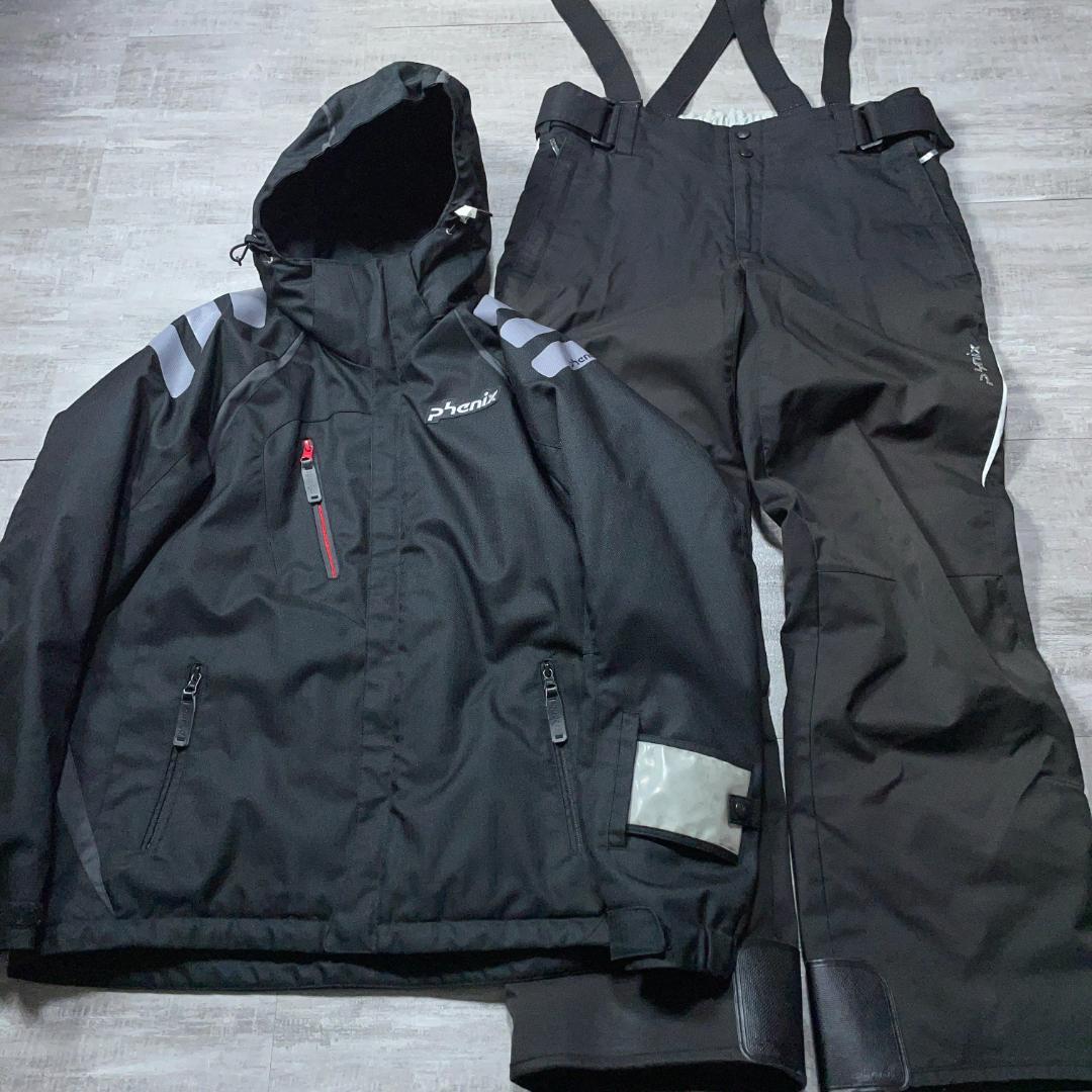 お買い得★ phenix フェニックス スキーウェア メンズL-O 黒 ブラック