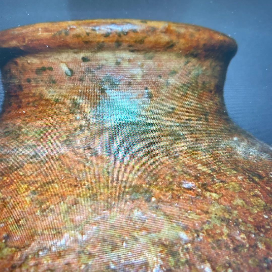 時代のある古い壺　高さ36センチあります。旧家かでてきた品です。