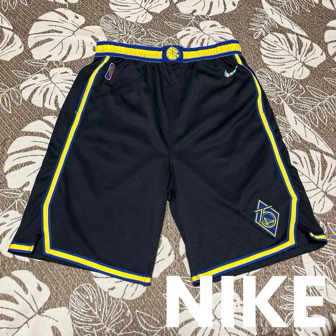 NIKE(ナイキ)NBAウォリアーズ　75周年　スウィングマンショーツ　バスパン
