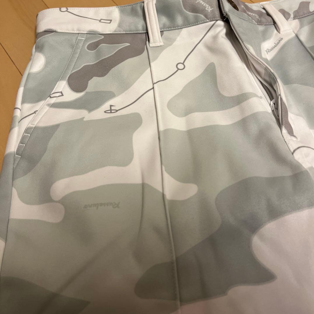 ラッセルノ 裏起毛 迷彩 パンツ サイズ5 総柄