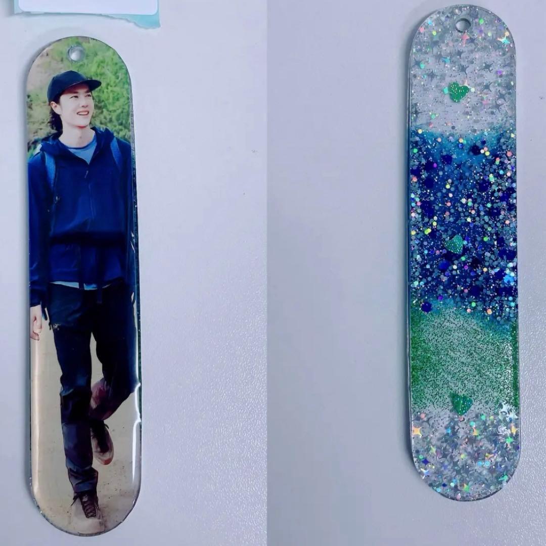 王一博 新作　可愛い　栞　レジンキーホルダー 12点セット❣️0122