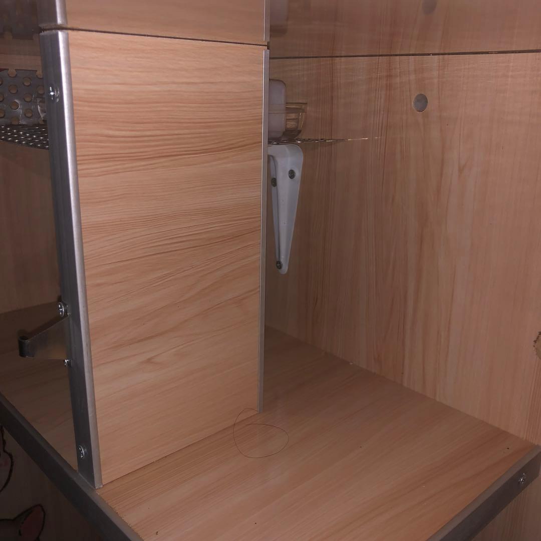 美品 小動物 木製 家具調ゲージ セット ＋ オマケ木製おもちゃ2点