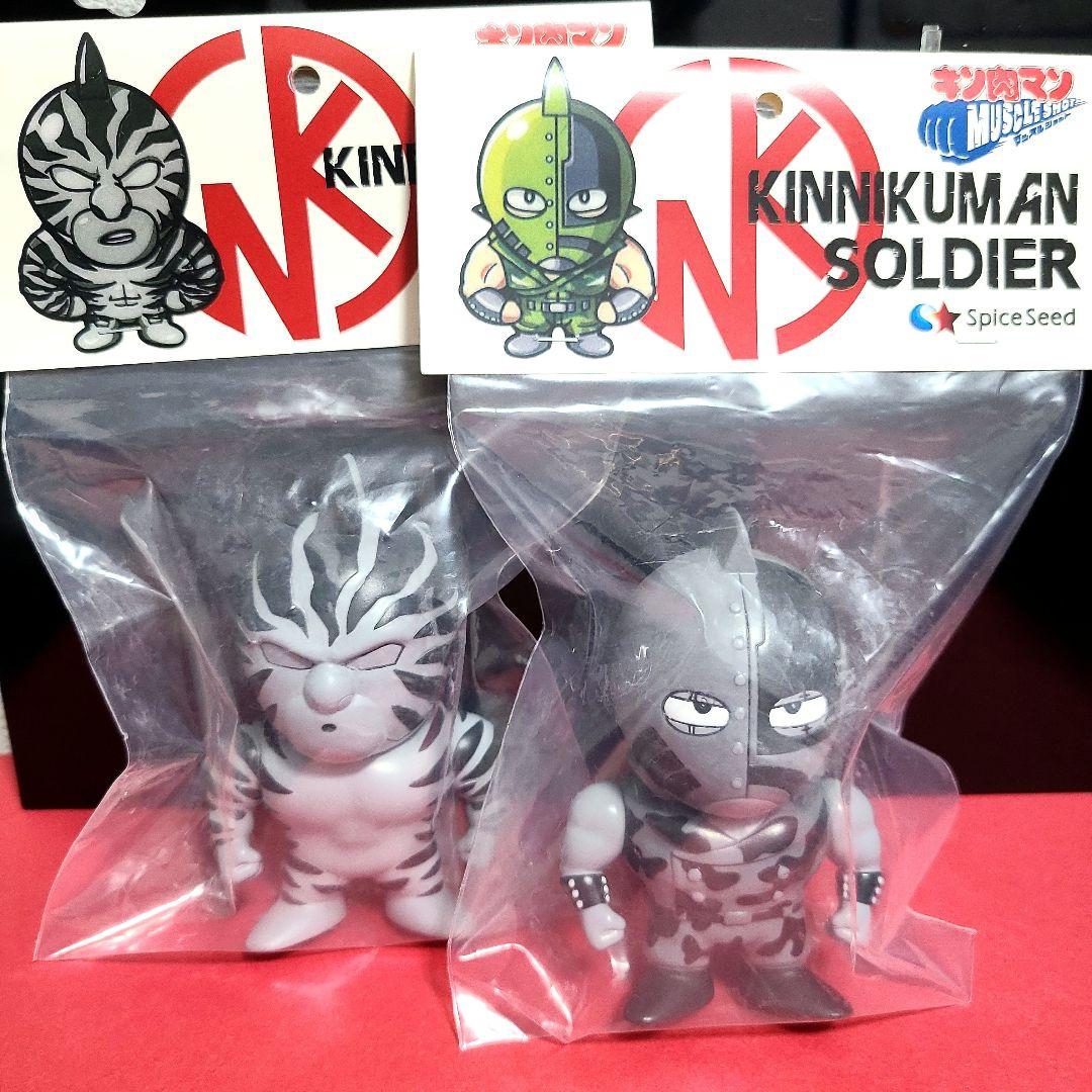 スパイスシード　キン肉マン　マッスルショット　キン肉マンゼブラ、ソルジャーセット