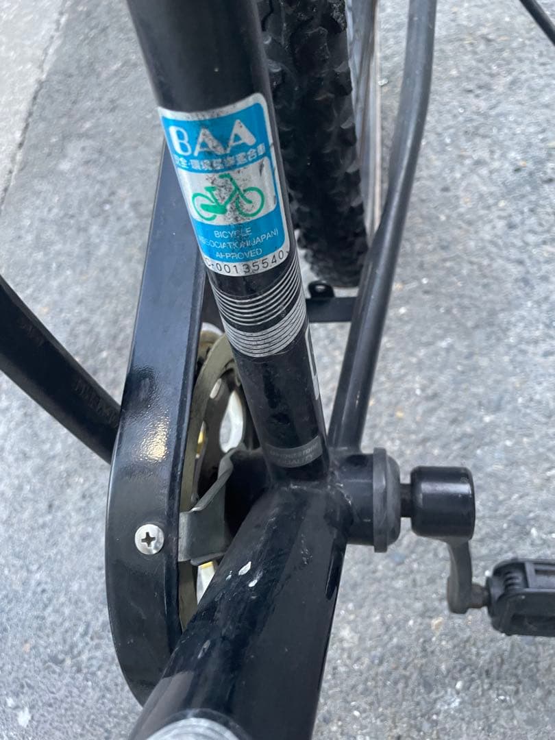 BRIDGESTONE キッズサイクル ブラック　手渡し限定