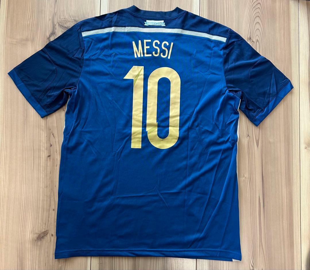 W杯2014 アルゼンチン代表 リオネル・メッシ アウェイ レプリカユニフォーム
