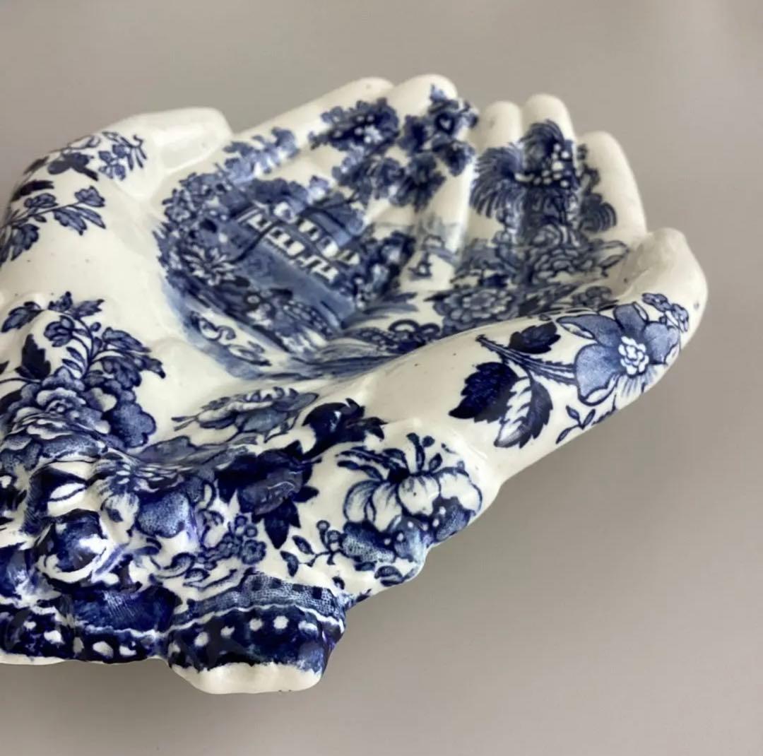 英国ヴィンテージ ♤ ハンドトレイ ♤ クラリス・クリフ