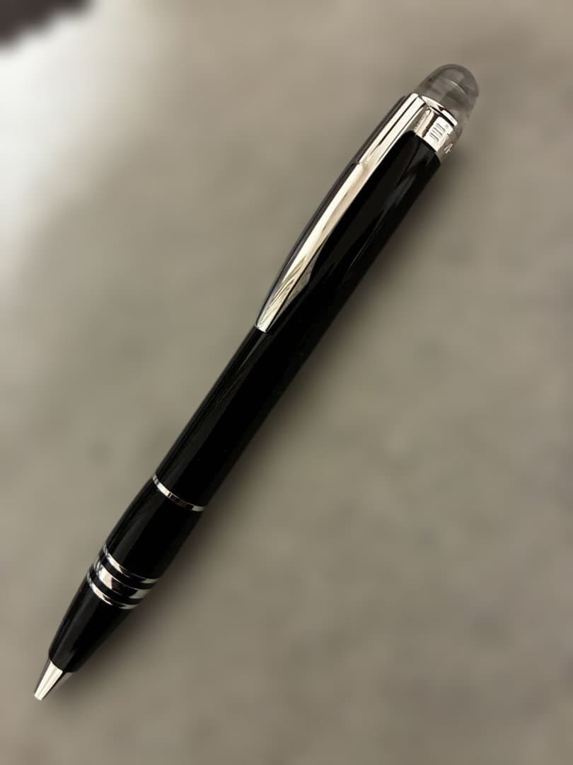 ◾️モンブラン◾️スターウォーカーボールペン◾️ミッドナイトナイトブラック◾️新品インク