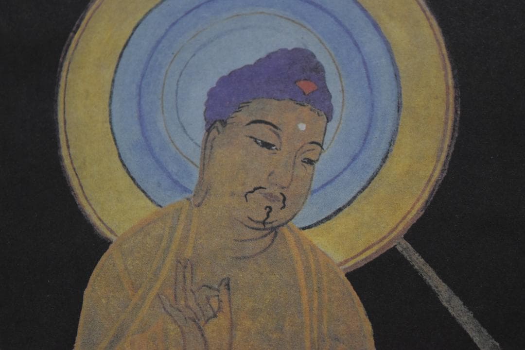 【複製】作者不詳/天台宗本尊図/コピー工芸品/掛軸☆宝船☆Z-724