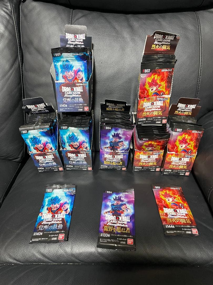 ドラゴンボール フュージョンワールド 未開封　限界 28 烈火 55 覚醒　64
