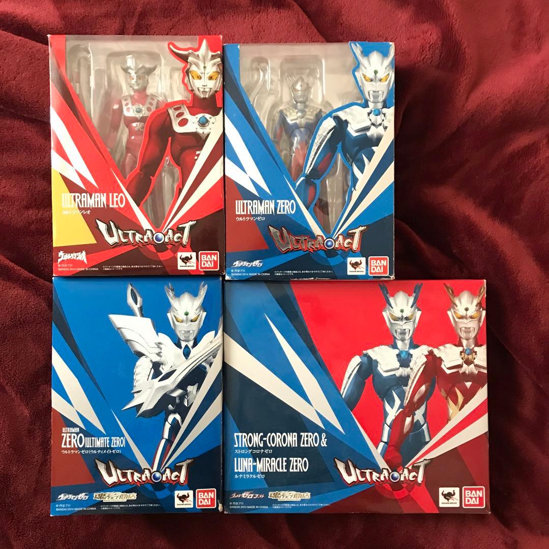 【訳あり有】ULTRA-ACT ウルトラマンレオ&ウルトラマンゼロシリーズ