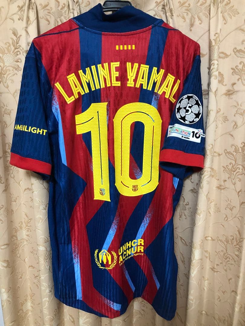 [美品]バルセロナ25-26 4th ラミン・ヤマル オーセンティック Lサイズ