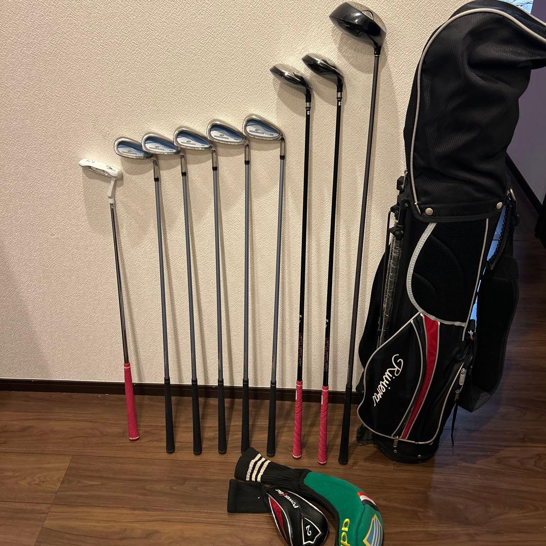 パラディーゾ　レディースL 9本　右利き　ハーフゴルフセット