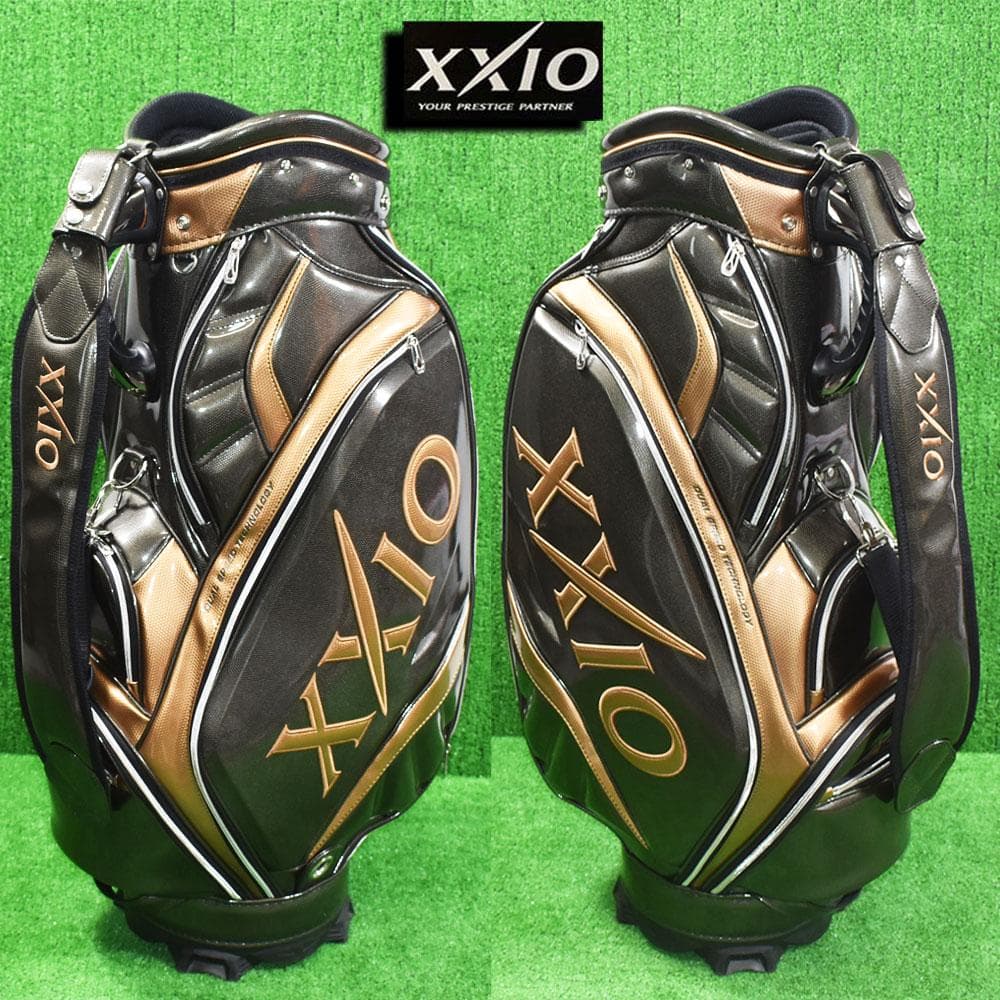 XXIO/ゼクシオ ゴルフ エナメルキャディバッグ９.５型 美品！