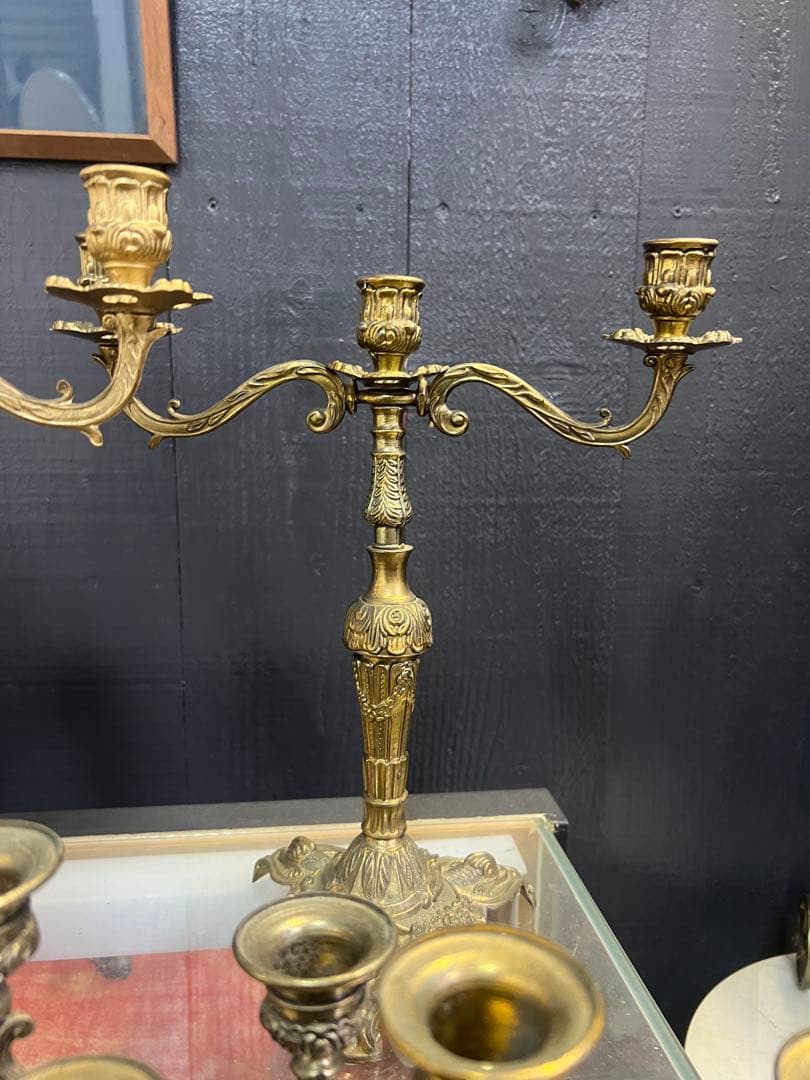 ビンテージ　イタリア製　燭台　7つセット