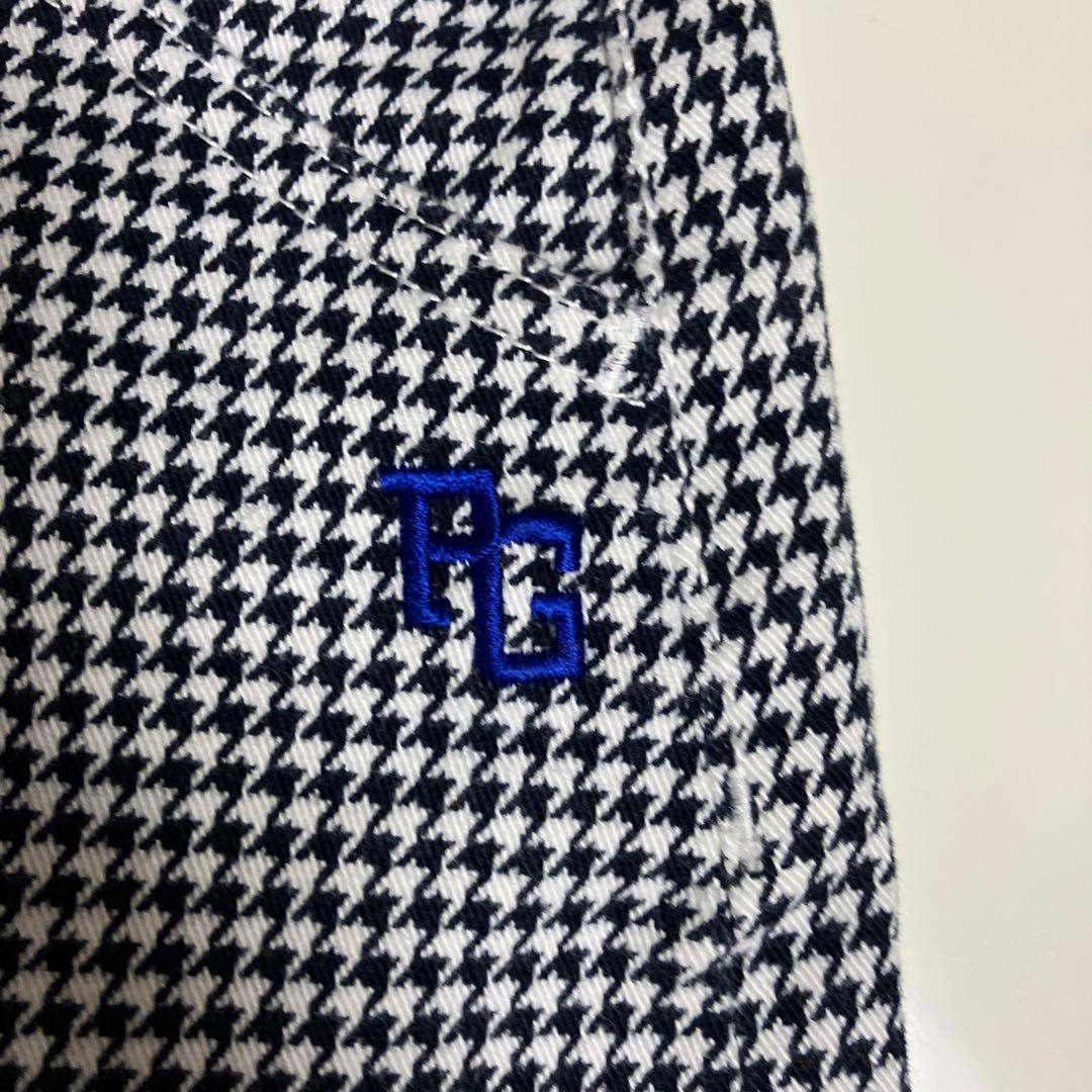 パーリーゲイツ　ネイビー　千鳥格子