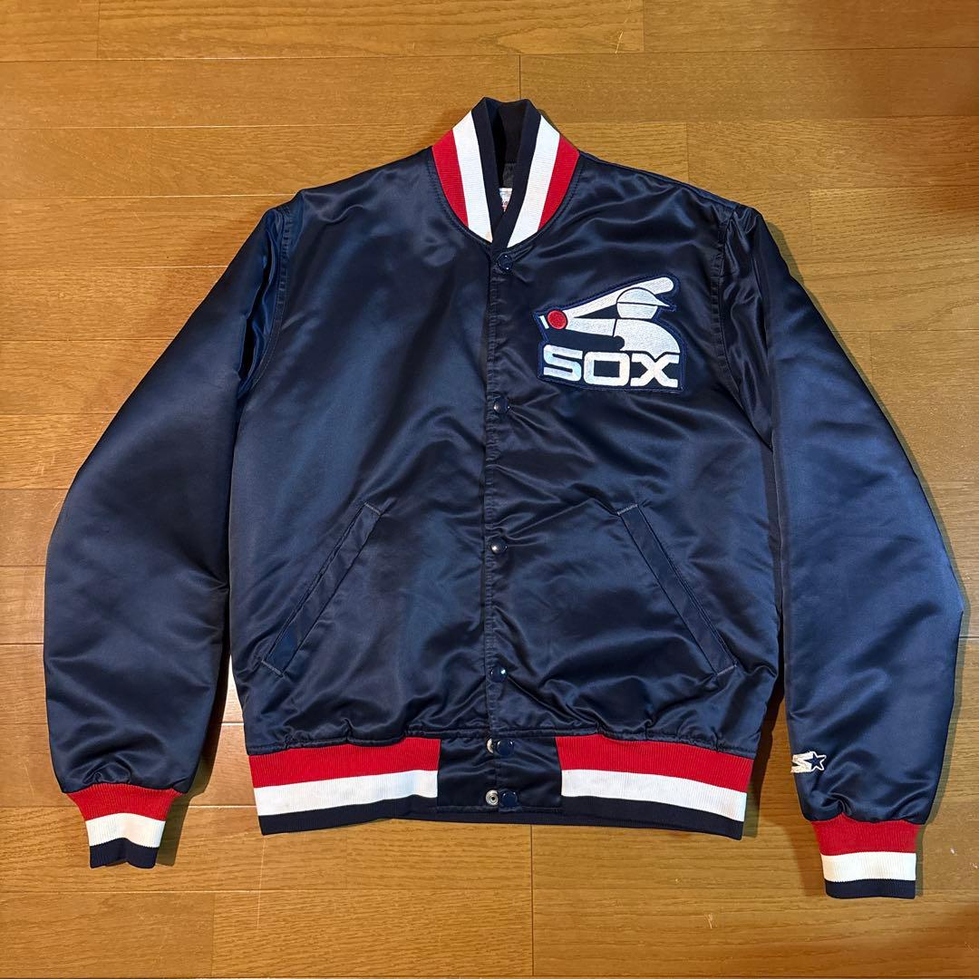 80s starter chicago white sox サテンジャケット