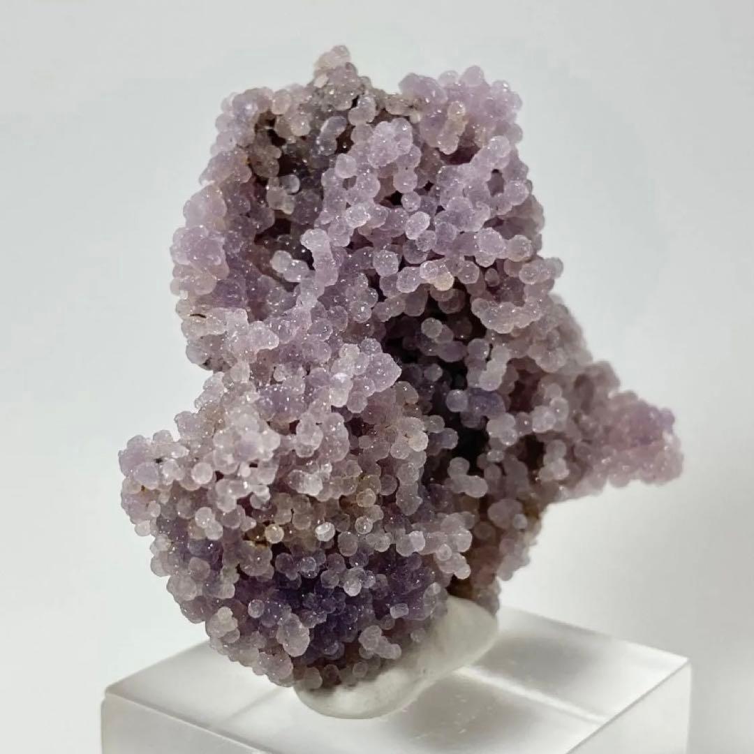 グレープカルセドニー　アメシスト　クォーツ　鉱物標本　原石　天然石　ストーン